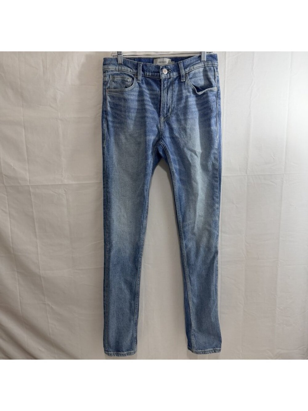 Hudson Mens Zack Skinny Denim Jeans In Vintage Mist 30 X 34”